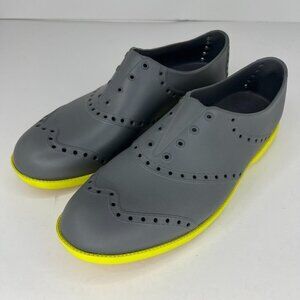 Biion | Shoes | Biion Mens The Oxford Gray Yellow Slip On  display picture 3